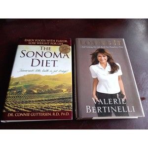 The New Sonoma Diet & Losing It Valerie Bertinelli HCDJs 2 Diet Books